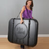 Hard Plastic Prize Wheel Travel Case Made in USA