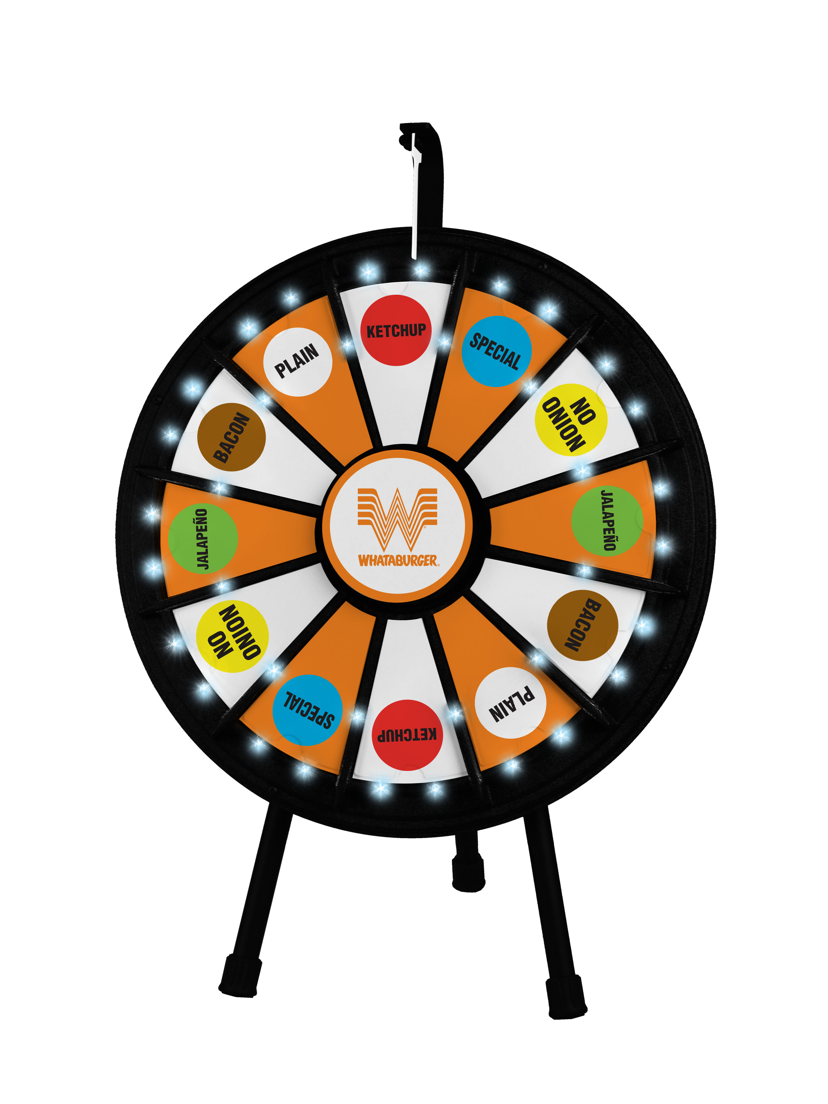 20 slot spinning game wheel