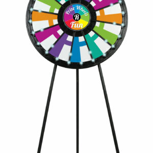 12-24 slot Prize Wheel Floor Stand with Lights USA