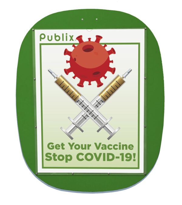 Custom Display Oval Vaccine