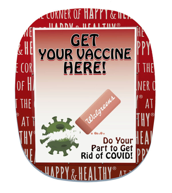 Custom Display Oval Vaccine